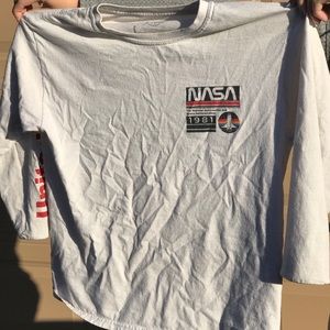 Tillys Neon Riot Nasa T-Shirt - white - large